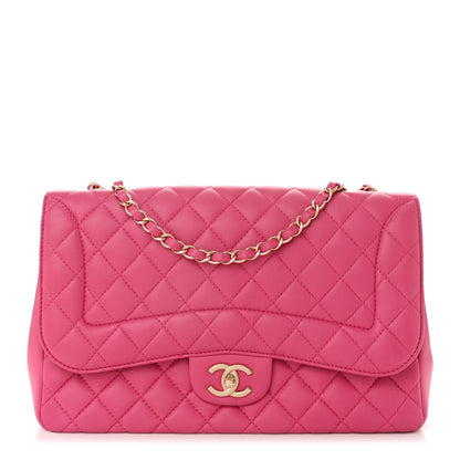 Chanel Lambskin Quilted Medium Mademoiselle Chic Flap Fuchsia 1 of 14