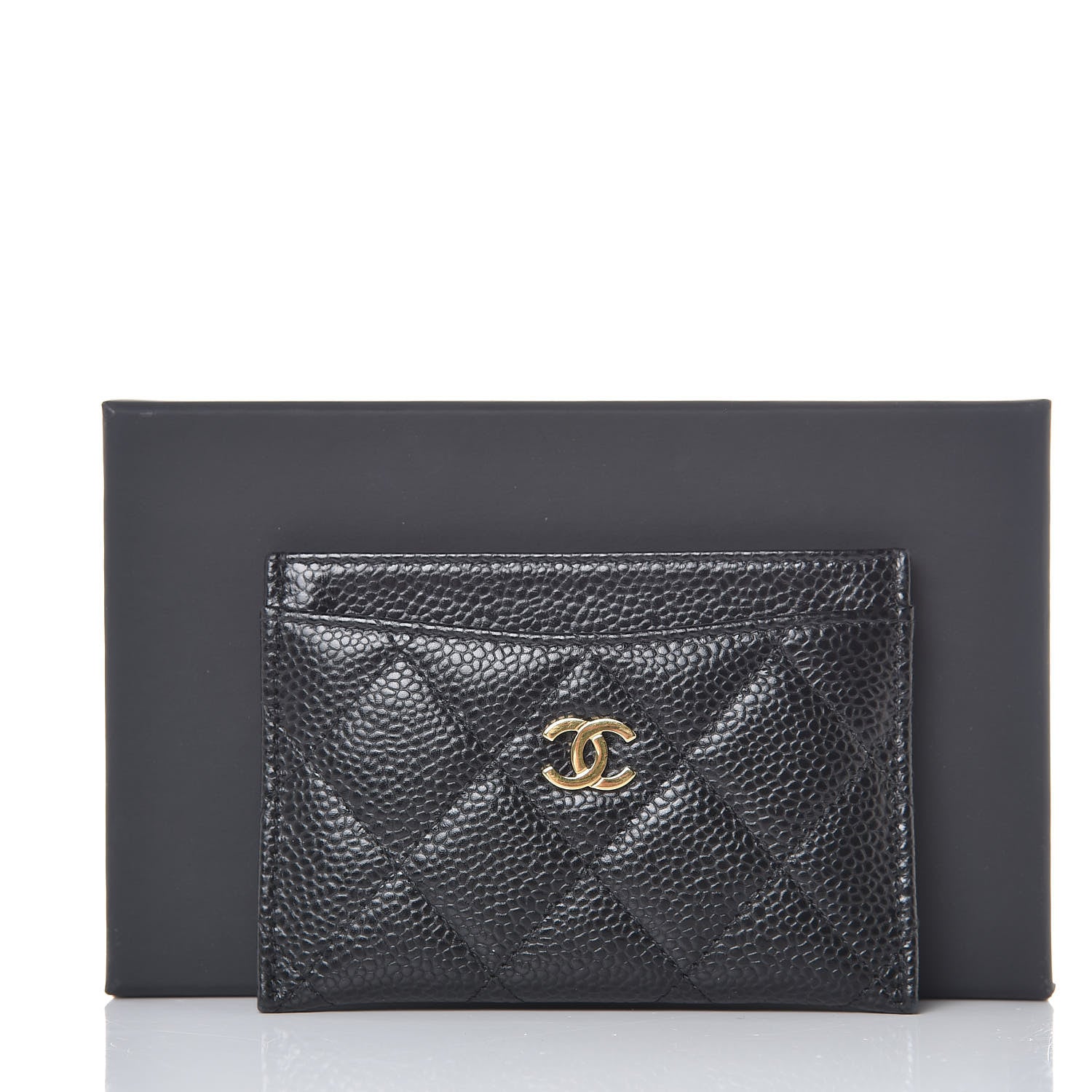 Chanel Caviar Quilted Card Holder Black 9 of 9