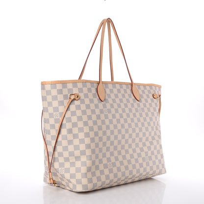 Louis Vuitton Damier Azur Neo Neverfull GM Rose Ballerine 3 of 7