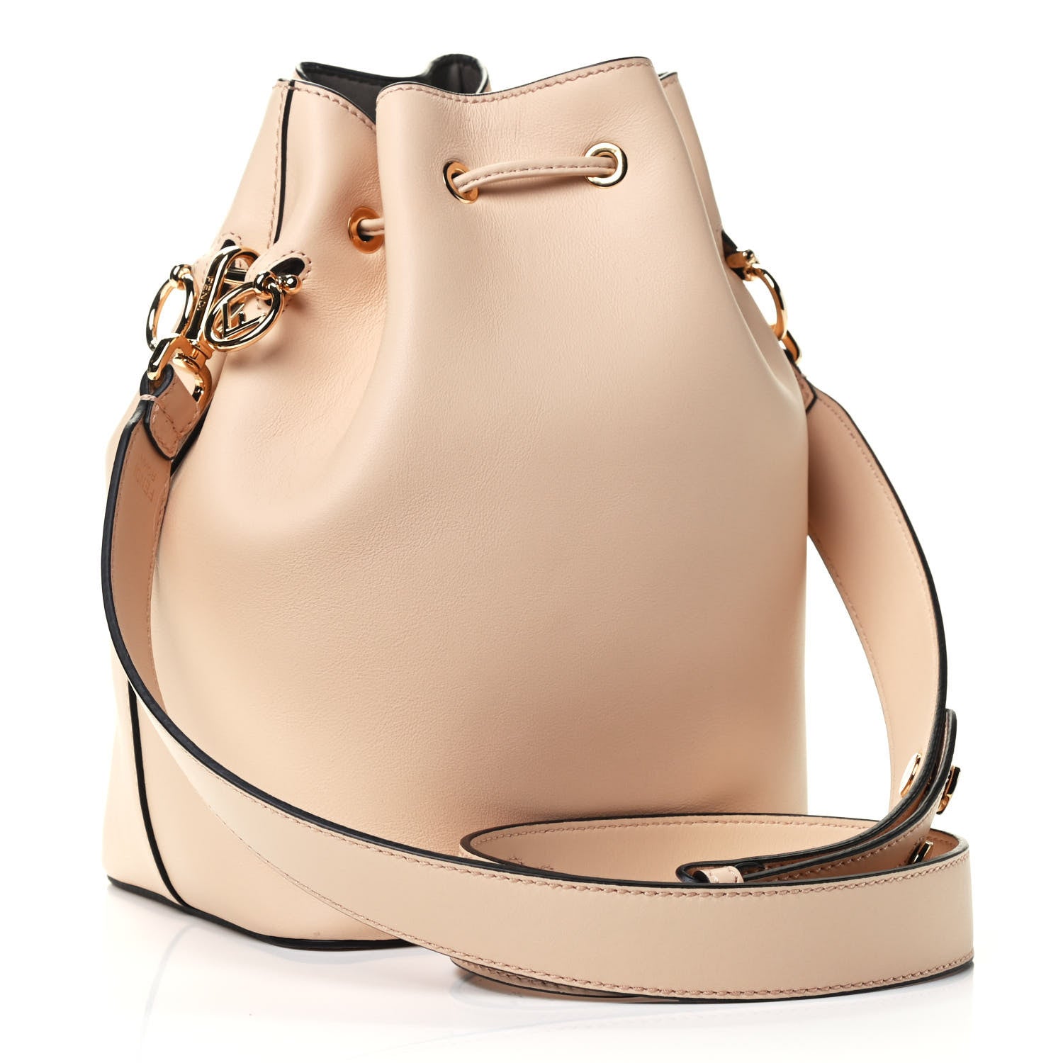 Fendi Vitello Grace Matte F is Fendi Grande Mon Tresor Bucket Bag Camelia 2 of 4