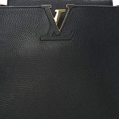 Louis Vuitton Taurillon Capucines GM Black 7 of 9