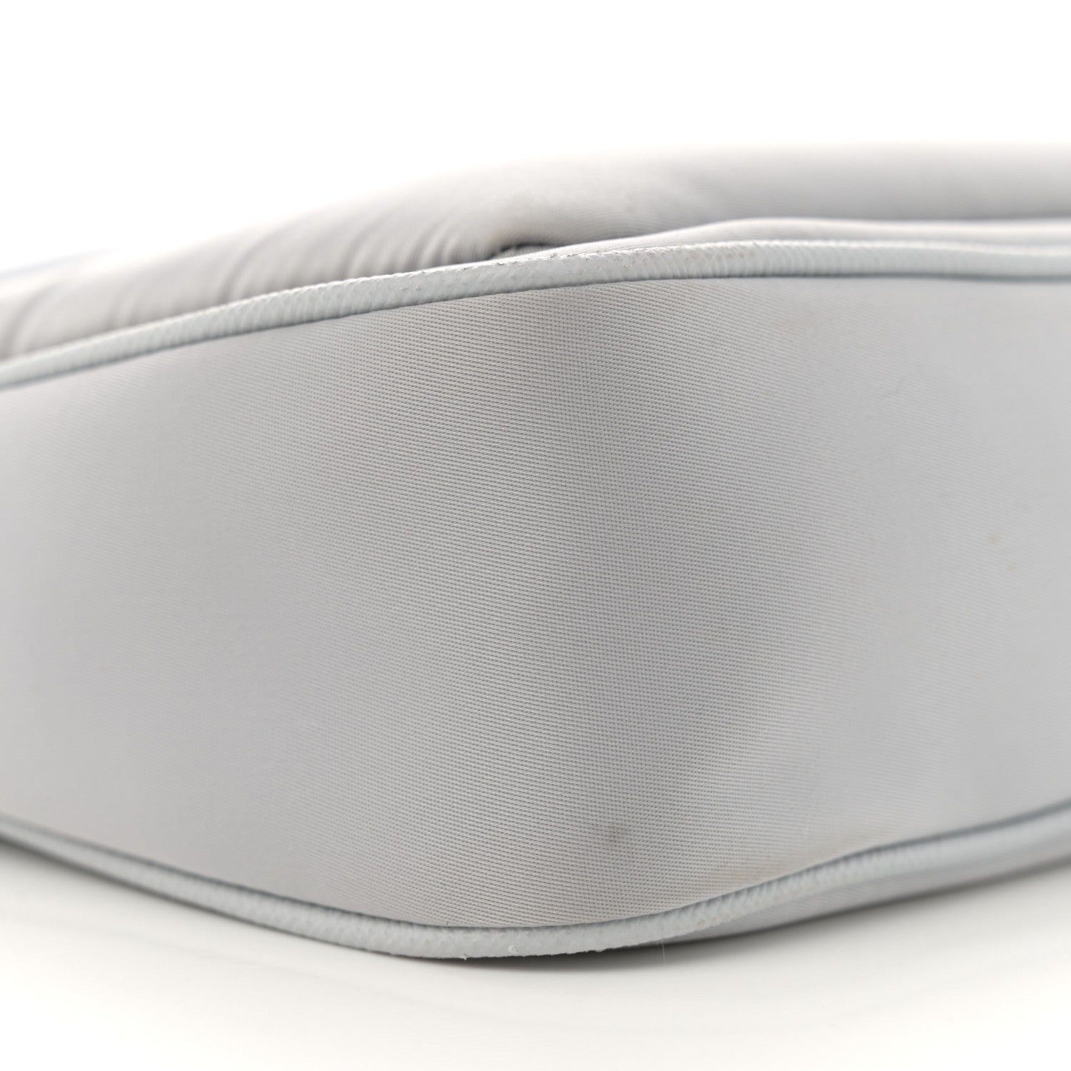 Prada Re-Nylon Saffiano Double Pouch Shoulder Bag Fiordaliso 9 of 13