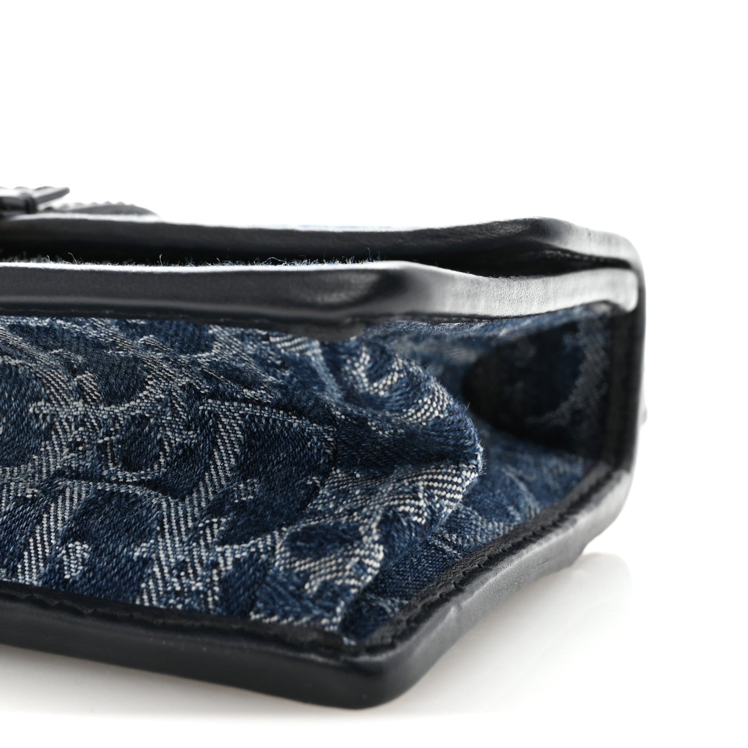 Christian Dior Denim Oblique 30 Montaigne East West Chain Flap Bag 9 of 10