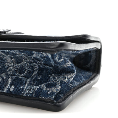 Christian Dior Denim Oblique 30 Montaigne East West Chain Flap Bag 9 of 10