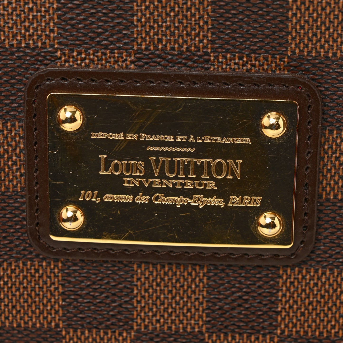 Damier Ebene Eva Clutch