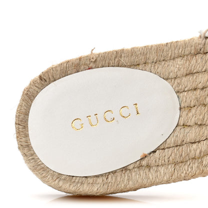 Gucci Nappa Matelasse GG Marmont Espadrille Slippers 38.5 Great White 6 of 6