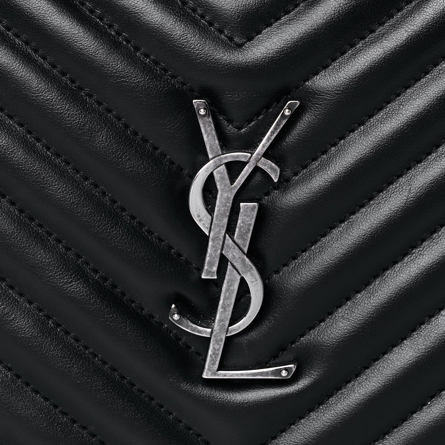 Calfskin Matelasse Monogram Lou Camera Bag Black