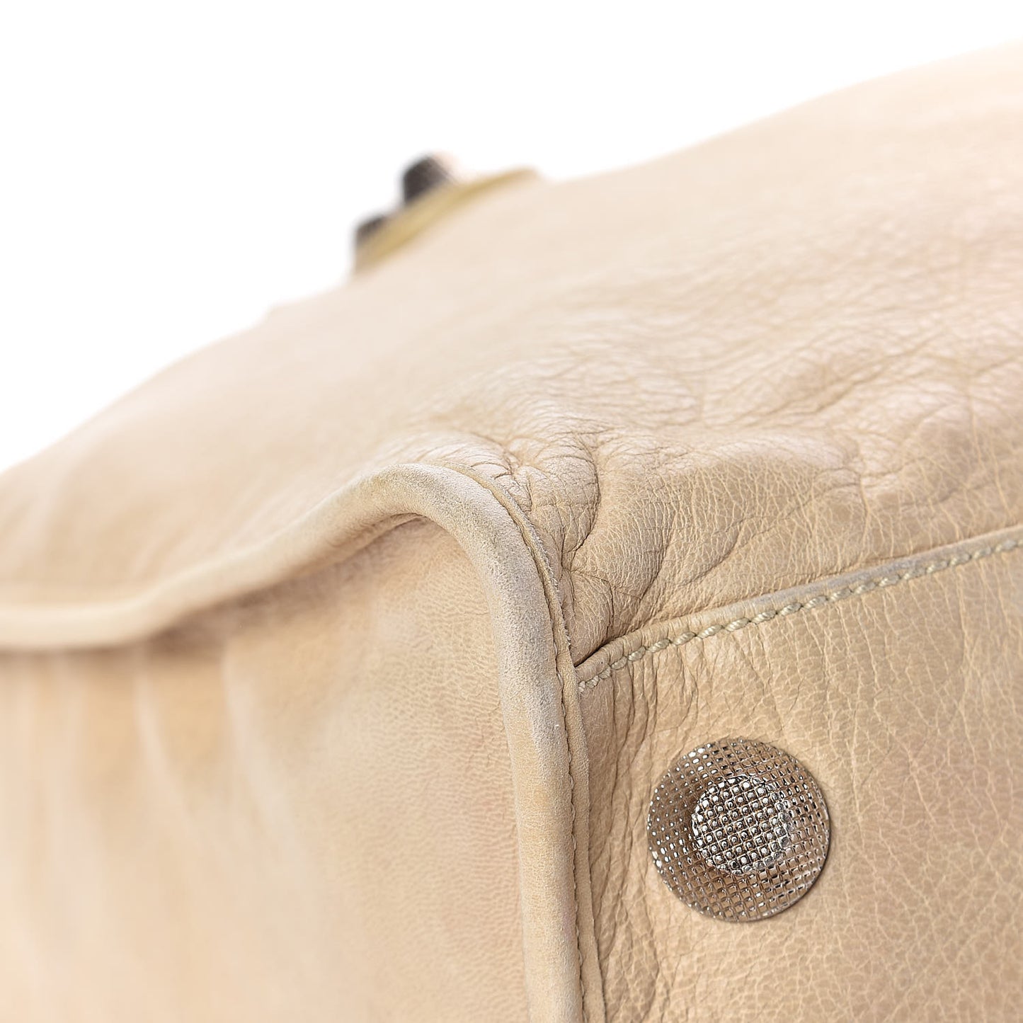 Agneau Giant 21 Silver Hardware Work Sahara