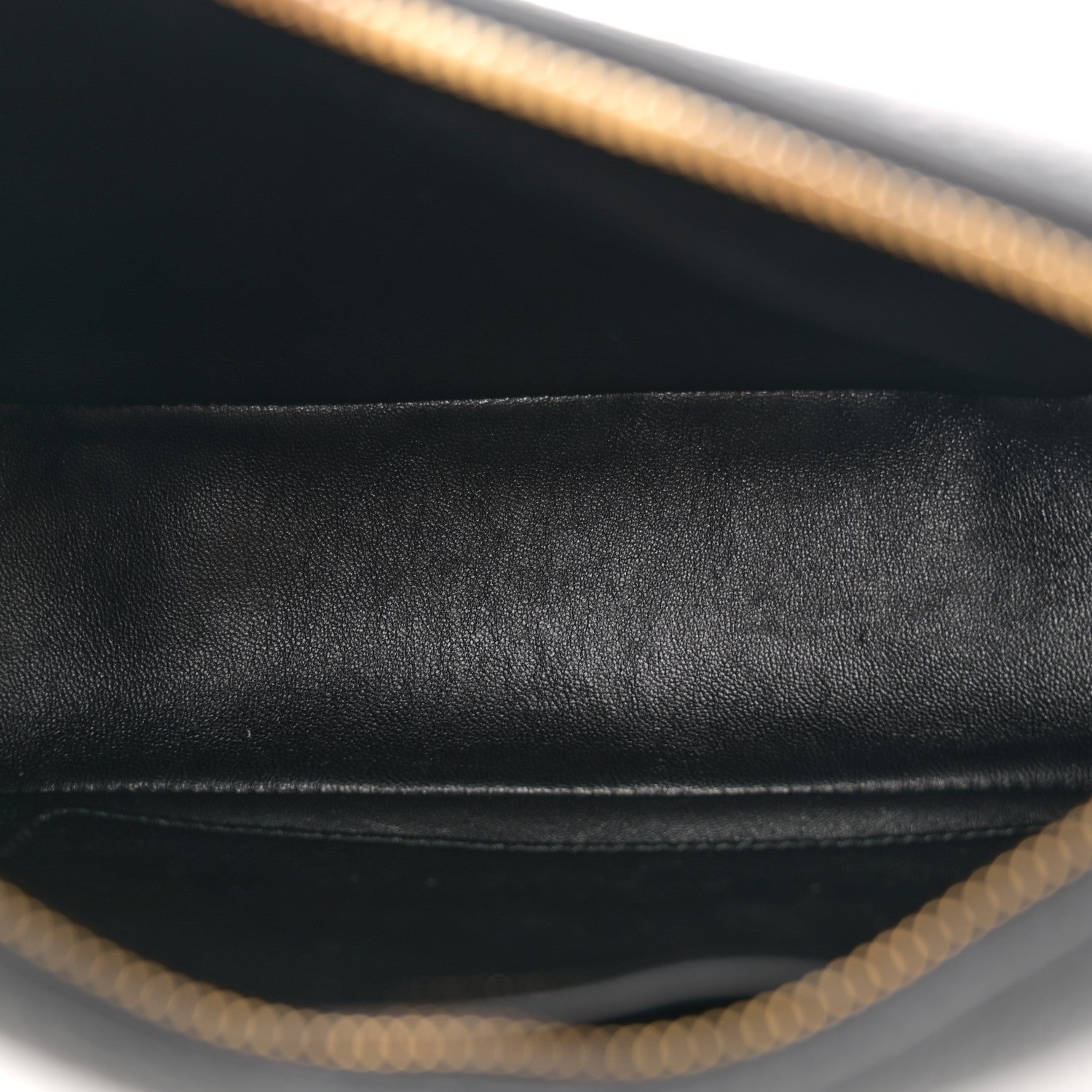 Prada Vitello Daino Soft Zippered Hobo Shoulder Bag Black 5 of 11