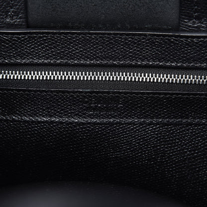 Celine Grained Calfskin Small Vertical Cabas Black 8 of 9