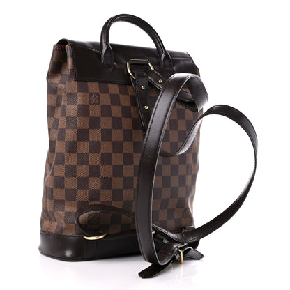 Louis Vuitton Damier Ebene Soho Backpack 2 of 19