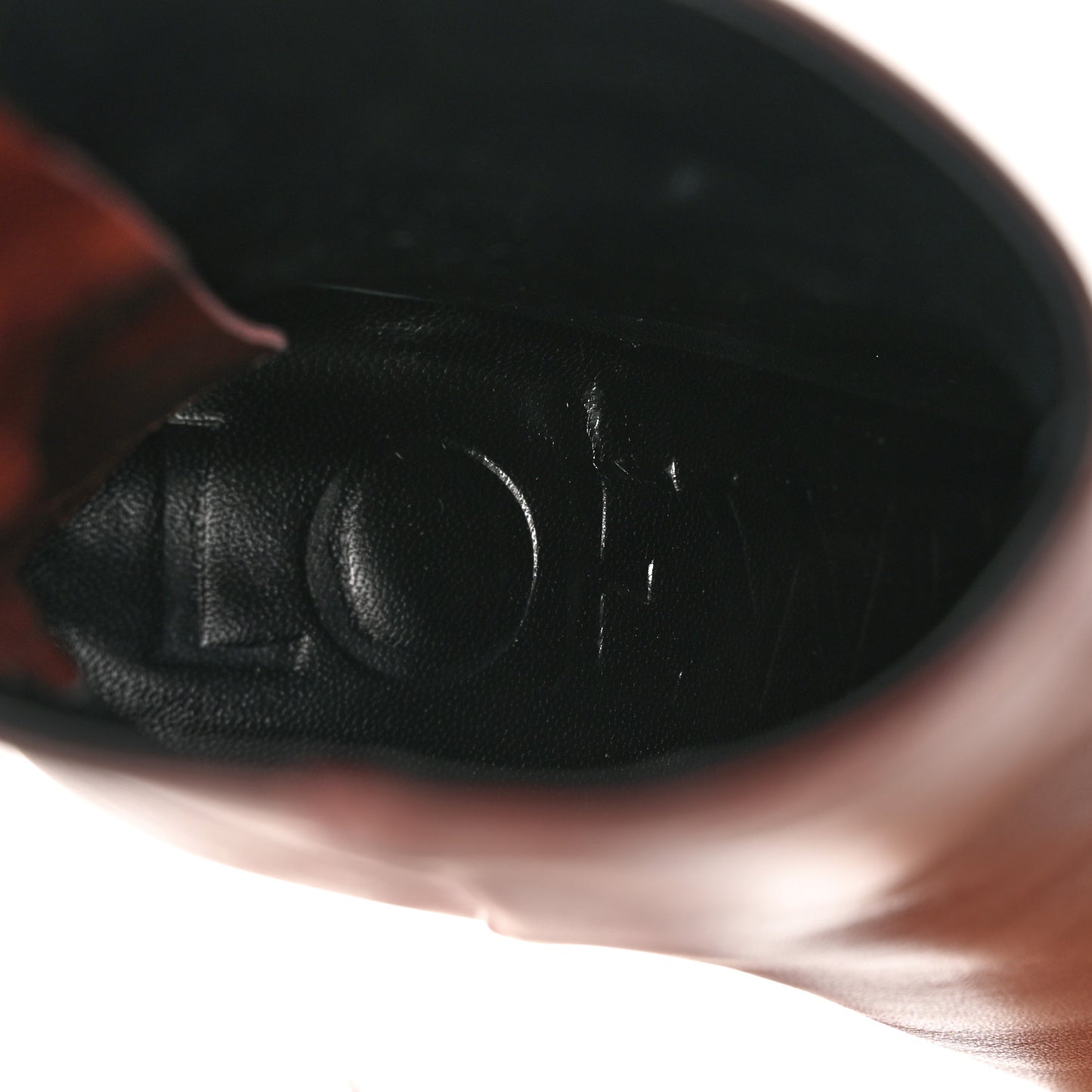 Calfskin Ankle Boots 80 37 Burgundy