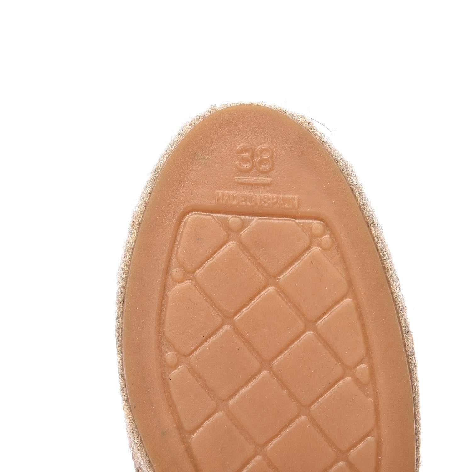 Chanel Lambskin CC Espadrilles 38 Beige Black 8 of 10