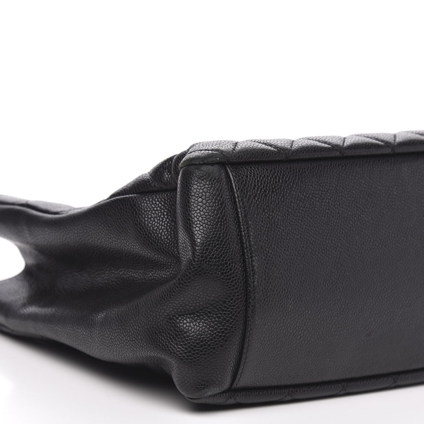 Caviar Quilted Grand Shopping Tote GST Black