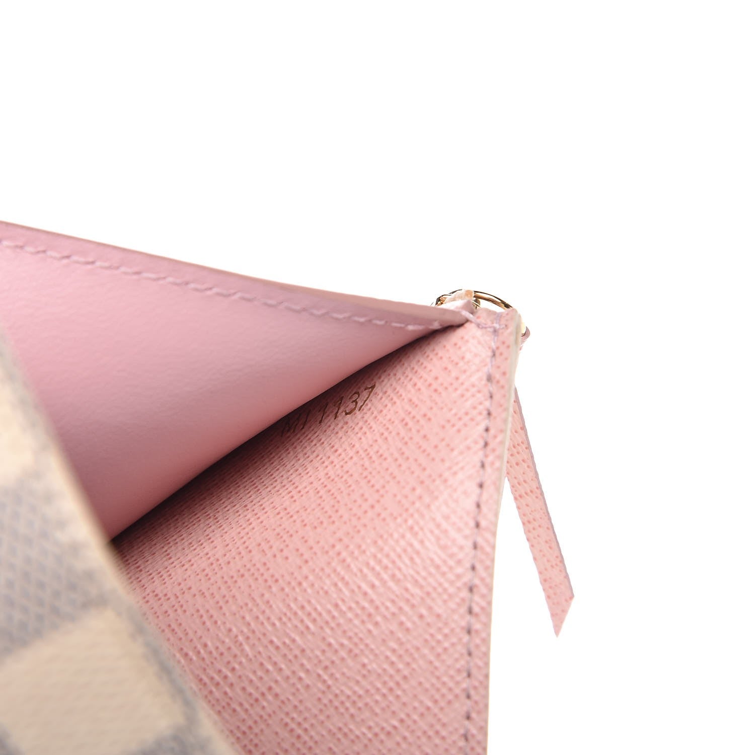 Louis Vuitton Damier Azur Victorine Wallet Rose Ballerine 7 of 7