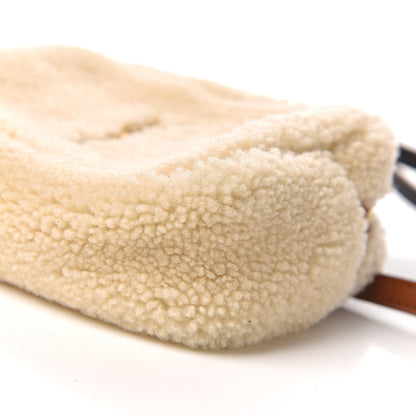 Saint Laurent Shearling Monogram Lou Belt Bag Beige 11 of 12
