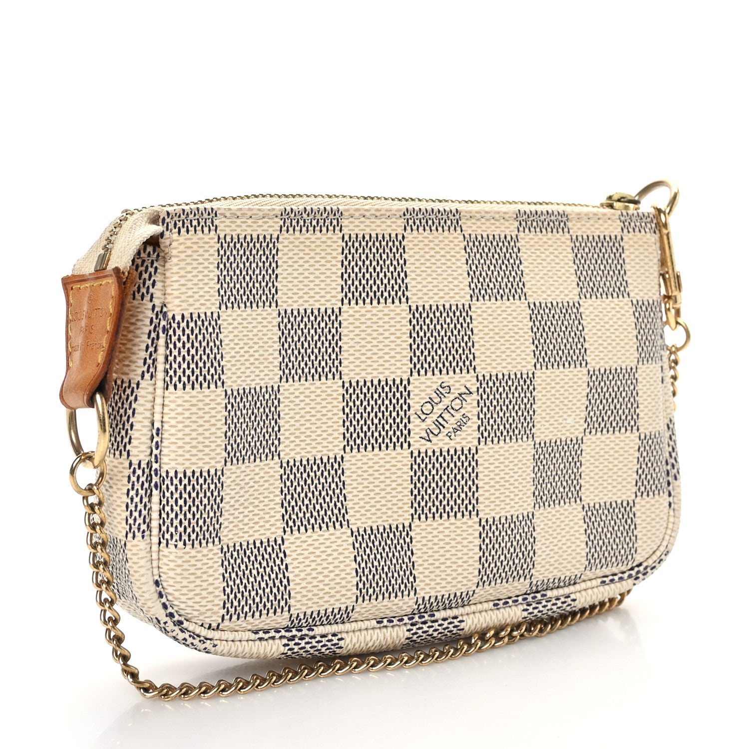 Louis Vuitton Damier Azur Mini Pochette Accessories 3 of 9