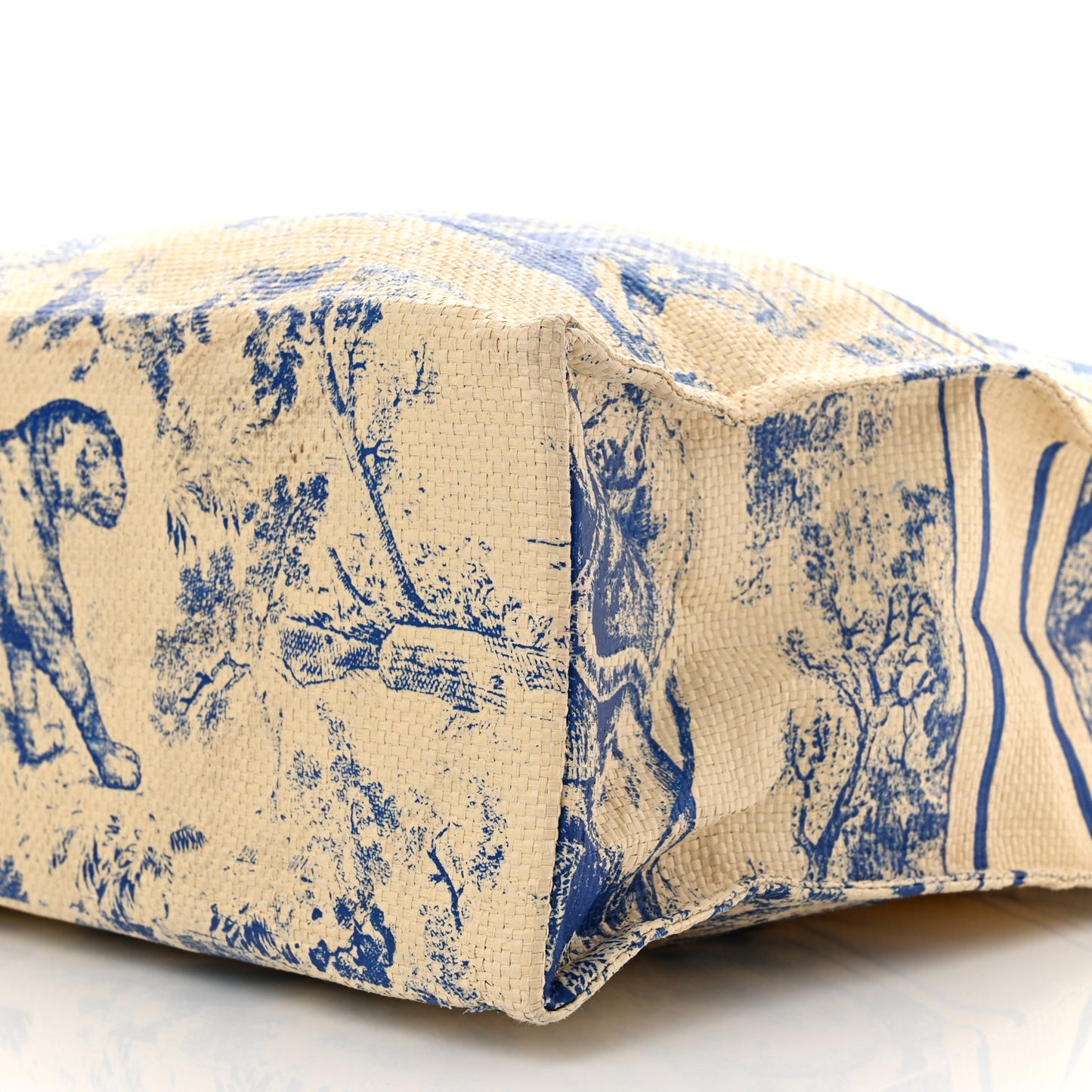 Straw Dioriviera Tote Beige