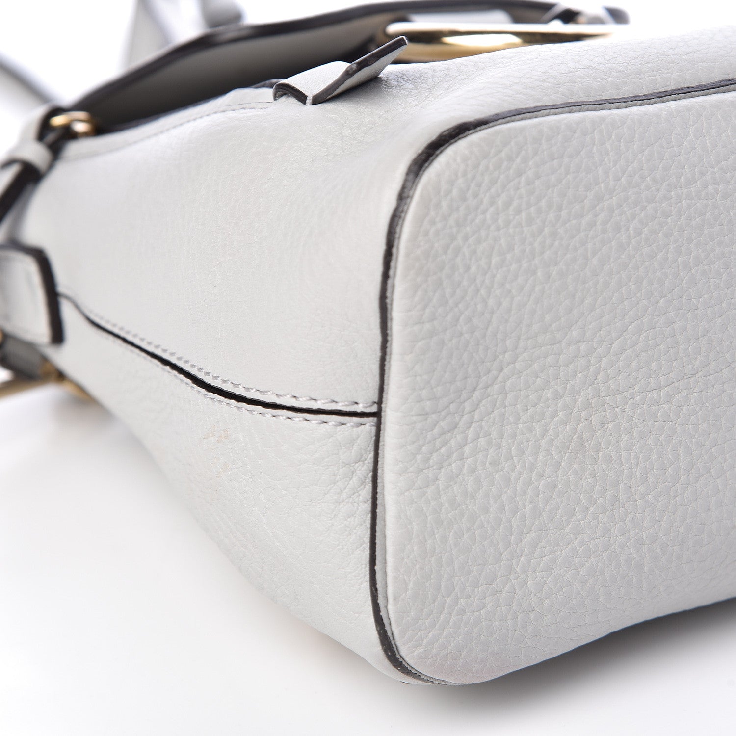 Chloe Suede Calfskin Mini Faye Backpack Airy Grey 8 of 10