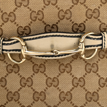 Gucci Monogram Margaux Calfskin Large Emily Chain Shoulder Bag Beige Ebony Mystic White 12 of 25