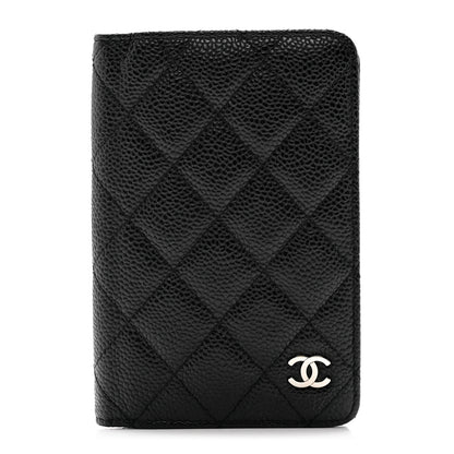 Chanel Caviar Quilted Agenda Cover Black 1 of 8