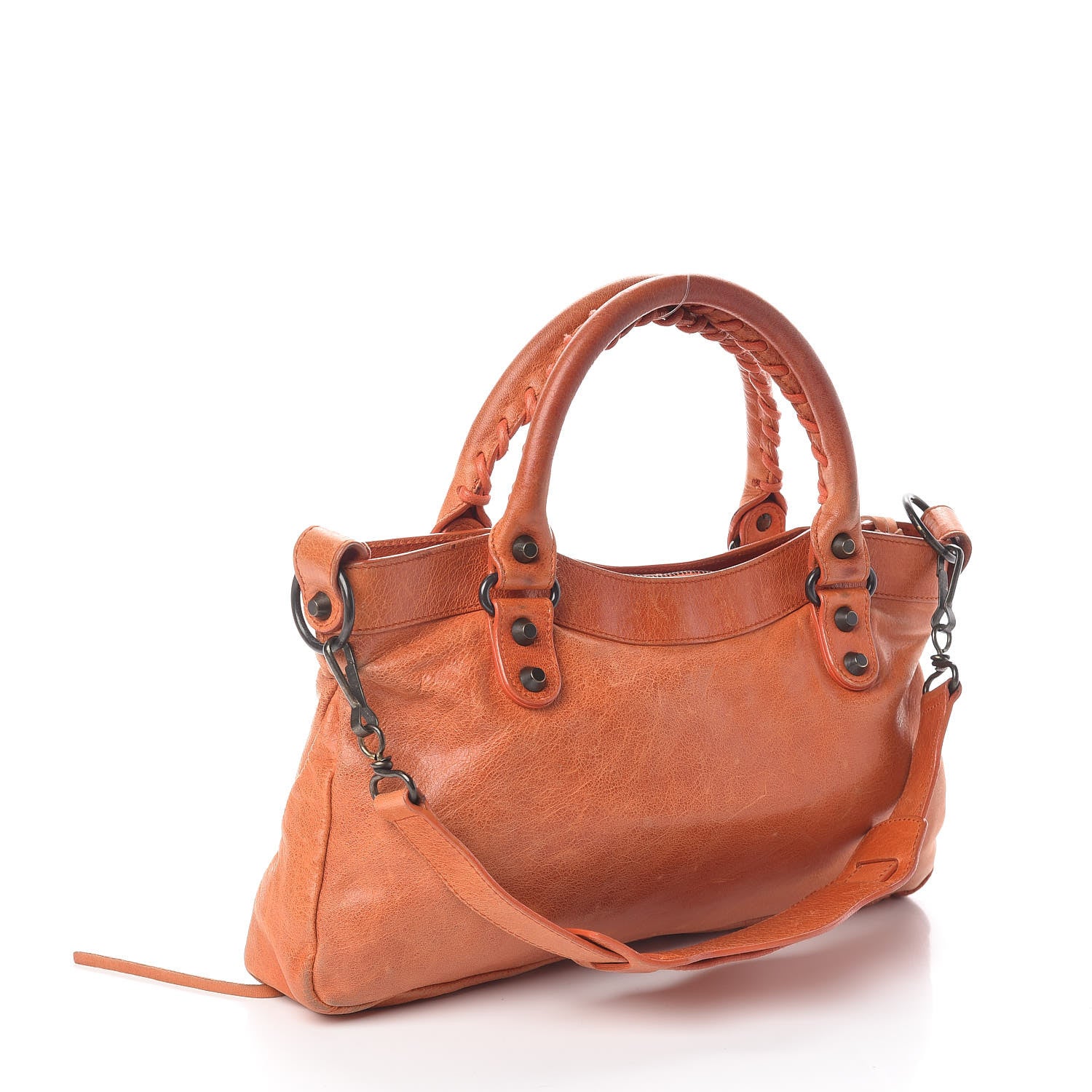 Balenciaga Agneau Classic Hardware First Mandarine 3 of 9