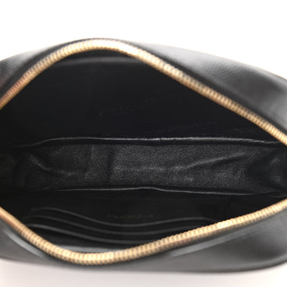 Saint Laurent Grain De Poudre Matelasse Monogram Mini Lou Camera Bag Black 5 of 10