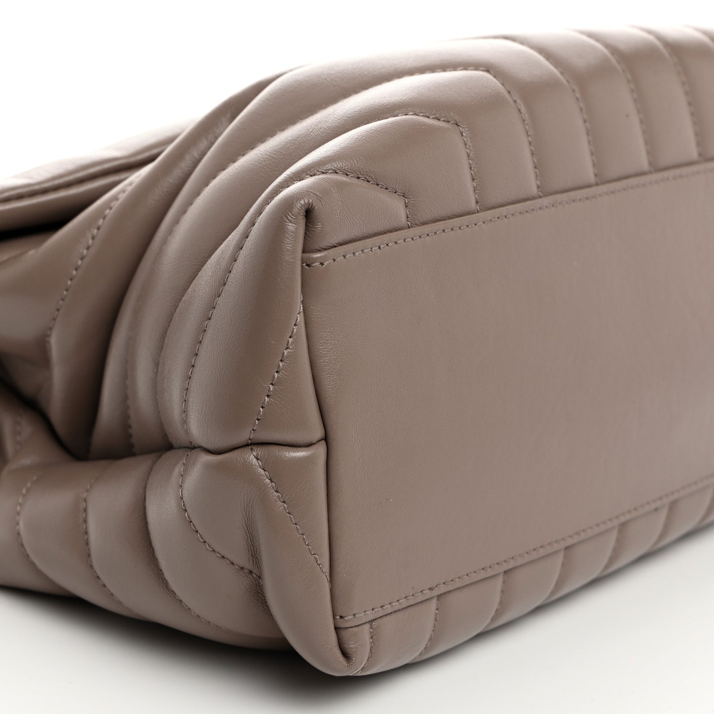 Calfskin Y Quilted Monogram Medium Loulou Chain Satchel Mink