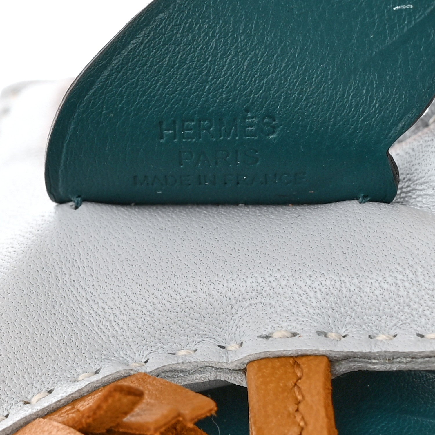 Hermes Milo Lambskin Grigri Rodeo Pegase Horse Bag Charm PM Bleu 4 of 5