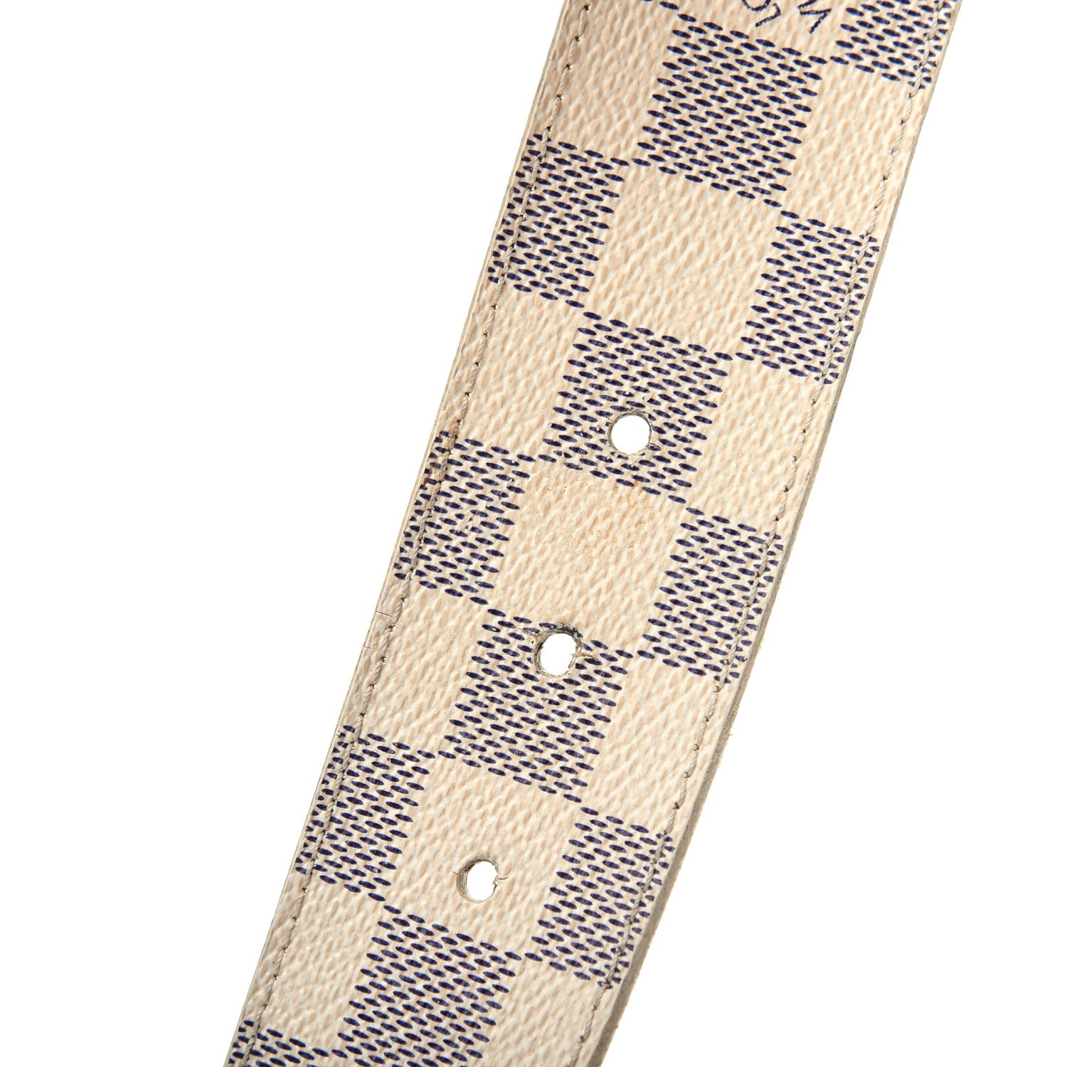 Louis Vuitton Damier Azur 40mm LV Initiales Belt 80 32 4 of 8