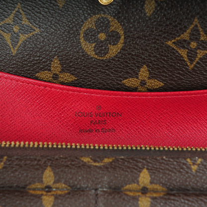 Louis Vuitton Monogram Emilie Wallet Red 6 of 8
