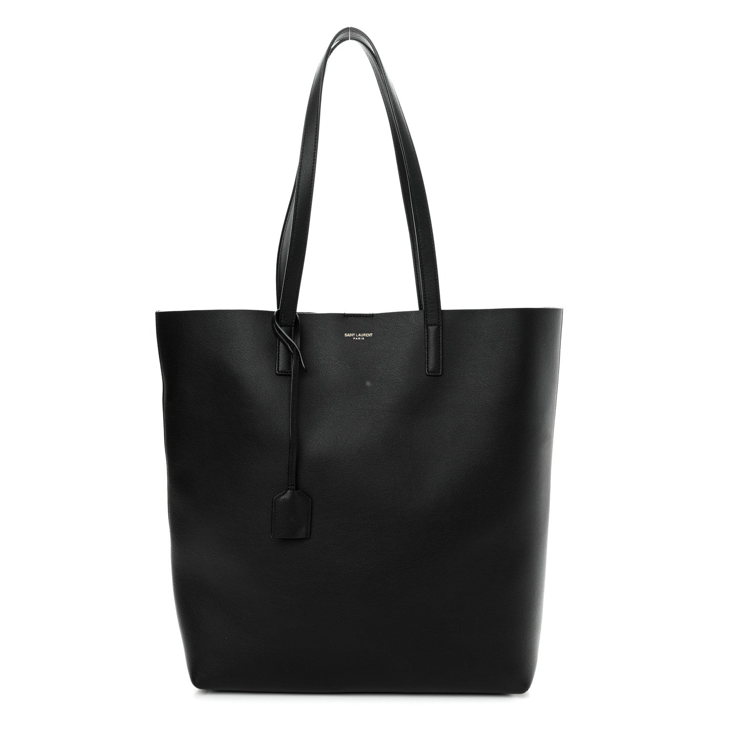 Saint Laurent Calfskin North-South Shopping Tote Black 1 of 11