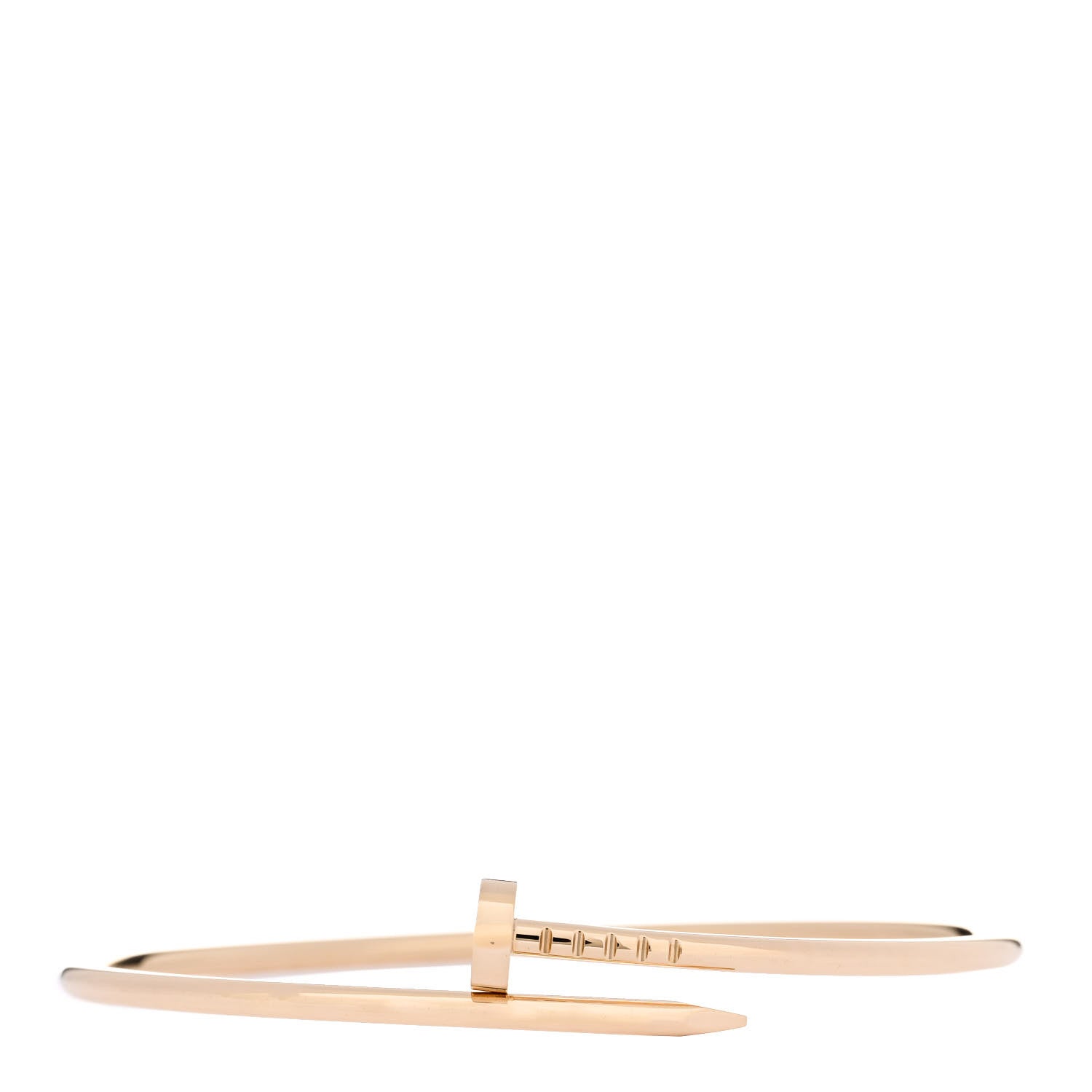 Cartier 18K Yellow Gold Small Juste Un Clou Bracelet 18 1 of 4