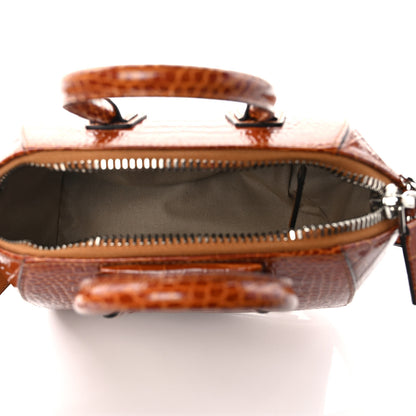 Givenchy Calfskin Crocodile Embossed Mini Antigona Tan 5 of 9