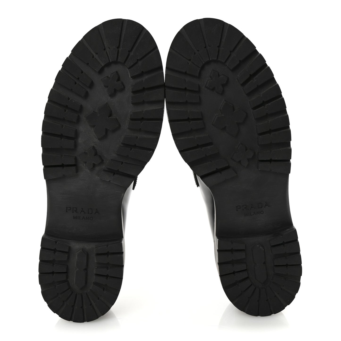 Spazzolato Triangle Logo Monolith Pointy 55mm Loafers 41 Black