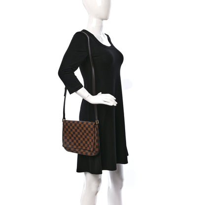 Louis Vuitton Damier Ebene Musette Tango Long Strap 2 of 8