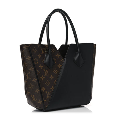 Louis Vuitton Calfskin Monogram Kimono Tote PM Black 3 of 21