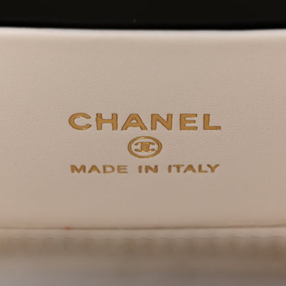 Chanel Caviar Quilted Small Vanity Case With Chain White 6 of 11
