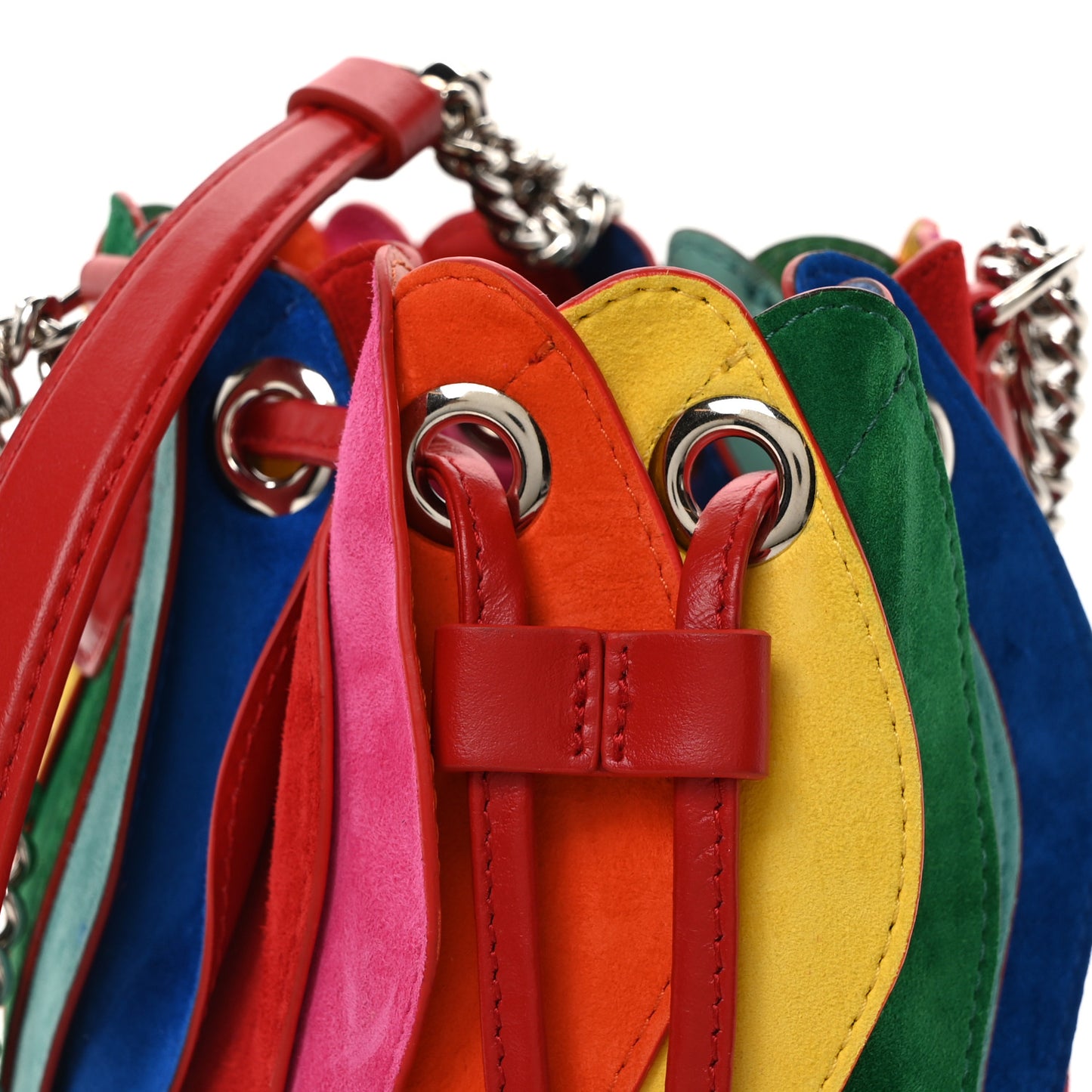 Suede Marie Jane Bucket Multicolor