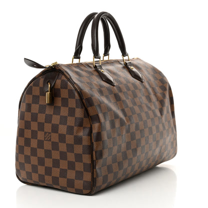 Louis Vuitton Damier Ebene Speedy 35 3 of 14
