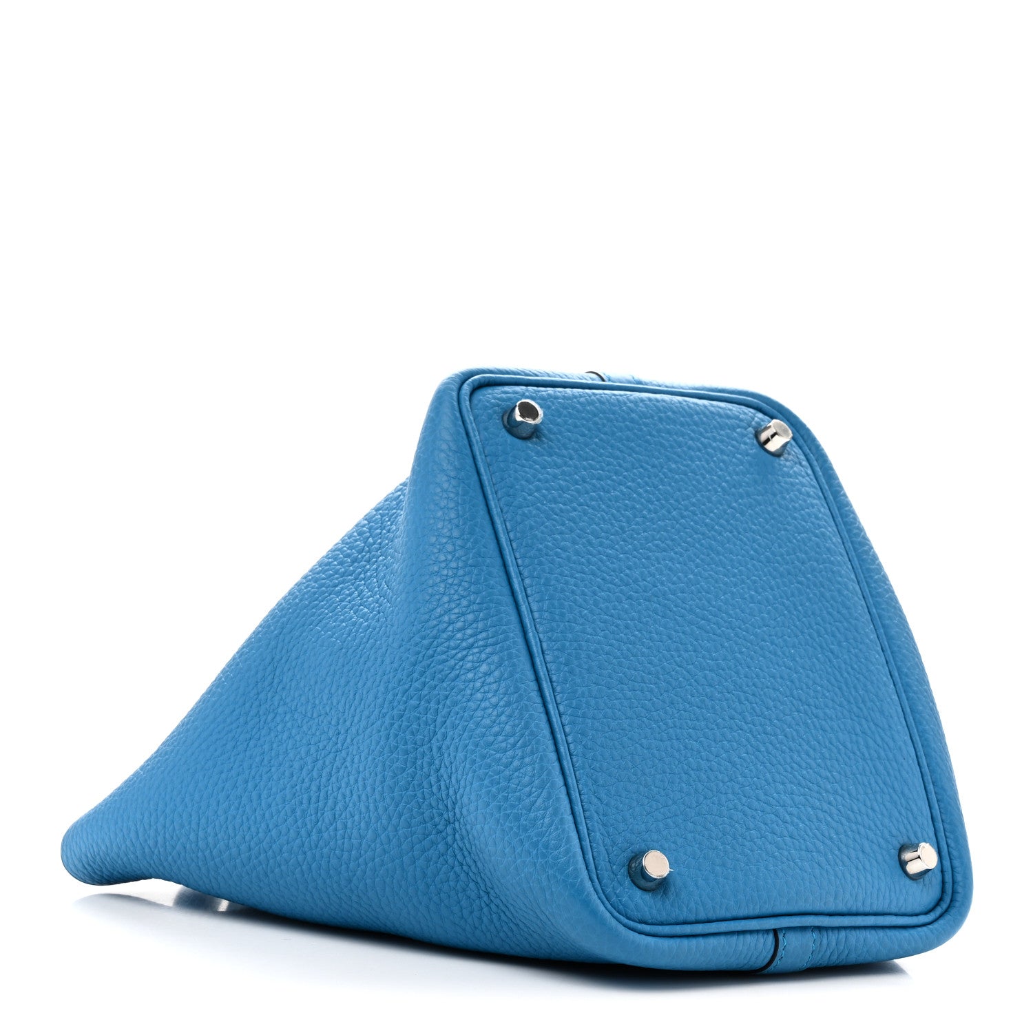Hermes Taurillon Clemence Picotin Lock 18 PM  Bleu Frida 4 of 10