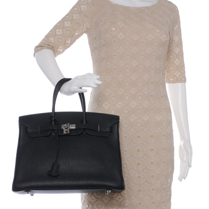 Hermes Togo Birkin 35 Black 2 of 9