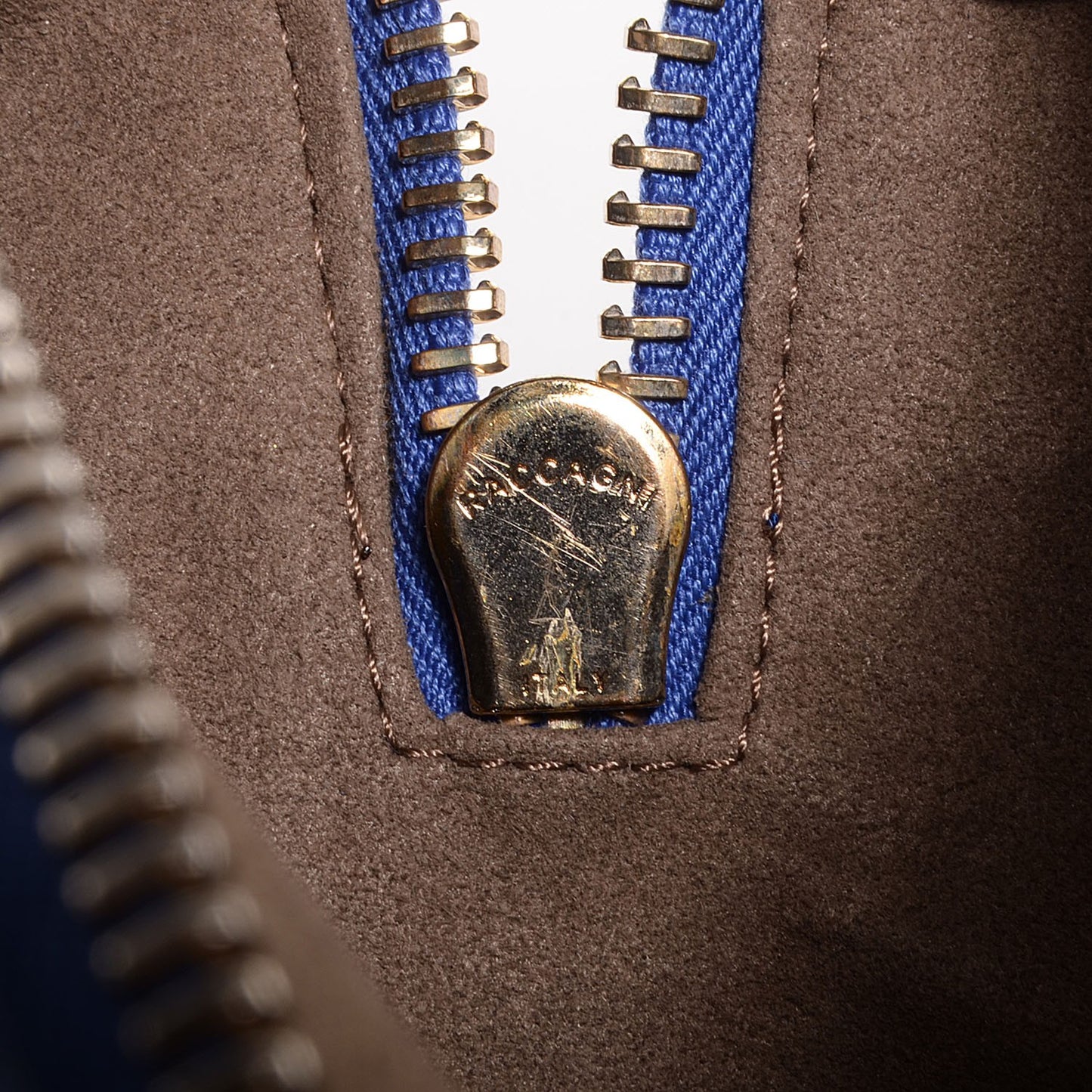 Smooth Calfskin Mini Lucrezia Blue