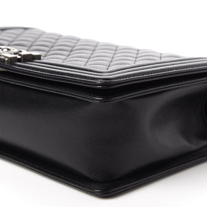Chanel Caviar Quilted New Medium Boy Flap Black 7 of 11