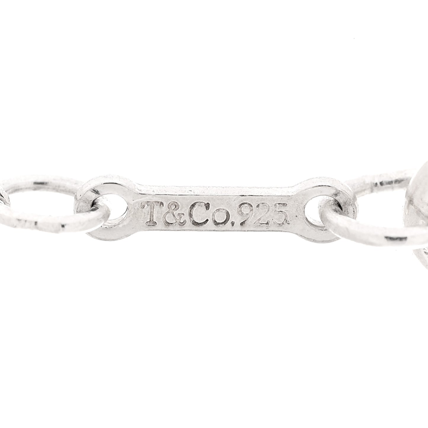 Sterling Silver 12mm Elsa Peretti Cross Pendant Necklace