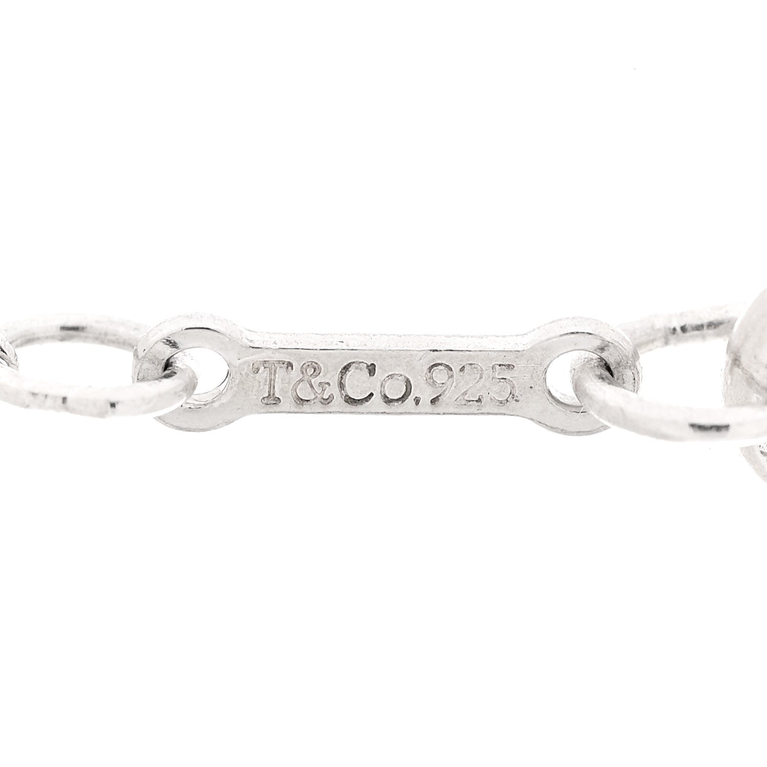 Tiffany Sterling Silver 12mm Elsa Peretti Cross Pendant Necklace 5 of 5