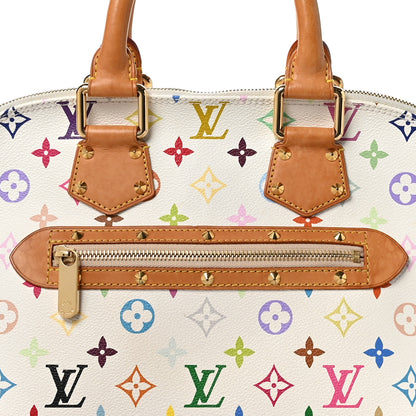Louis Vuitton Monogram Multicolor Alma White 8 of 12