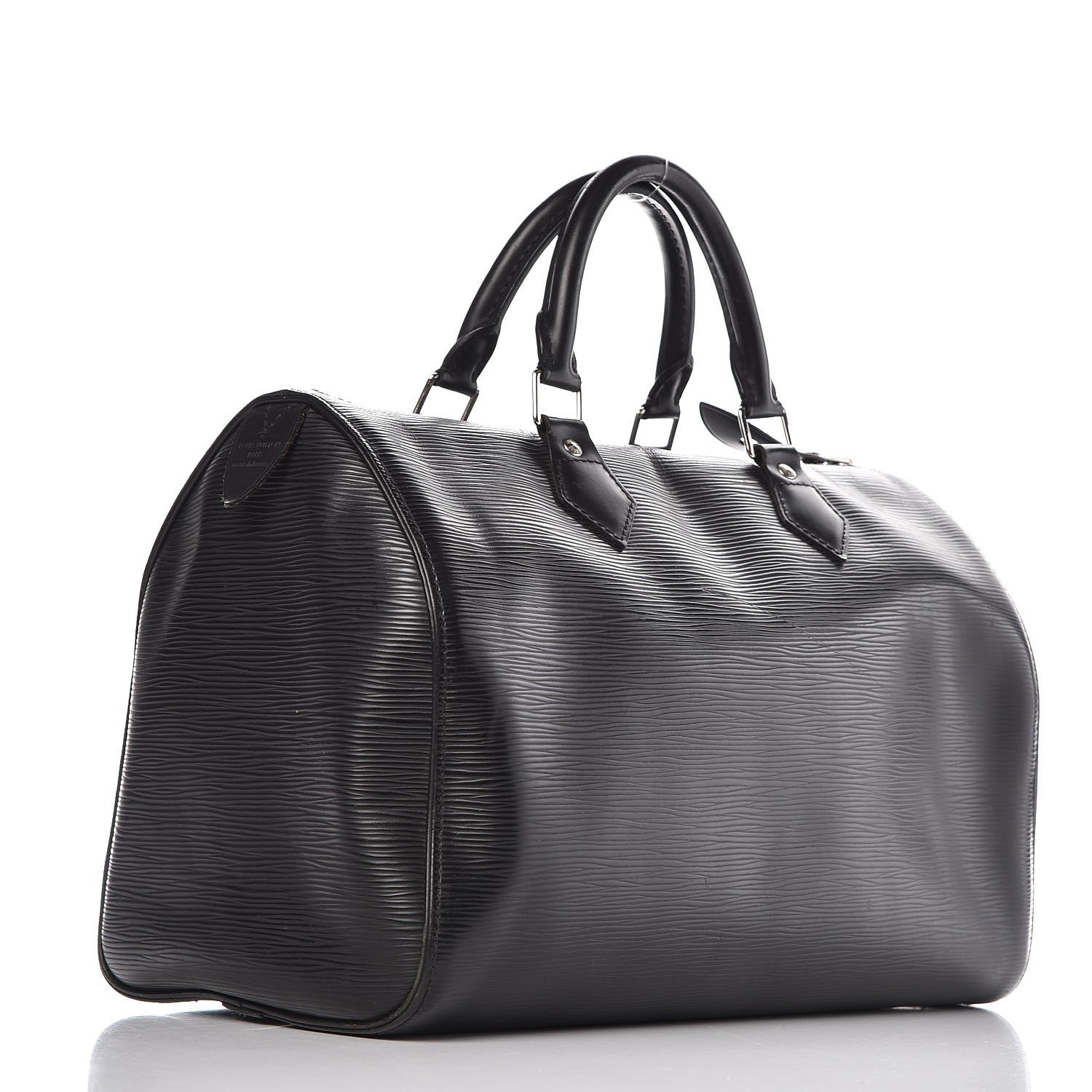 Louis Vuitton Epi Speedy 30 Black 3 of 17
