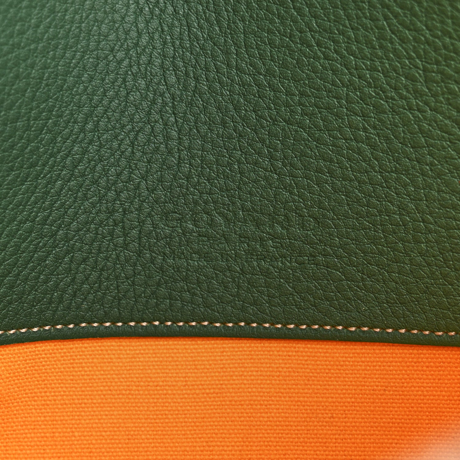 Goyard Goyardine Senat Pochette MM Green 6 of 11