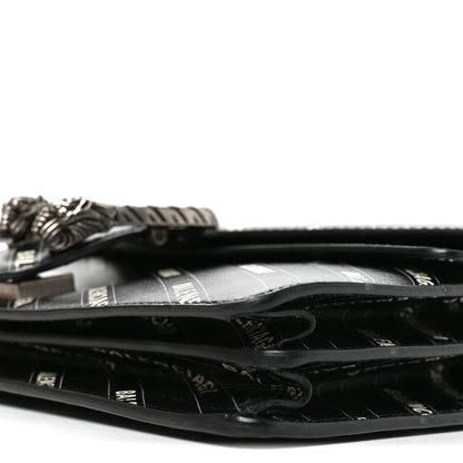 Gucci X BALENCIAGA Calfskin Matelasse Logo Print Small GG Marmont Shoulder Bag Black 10 of 10